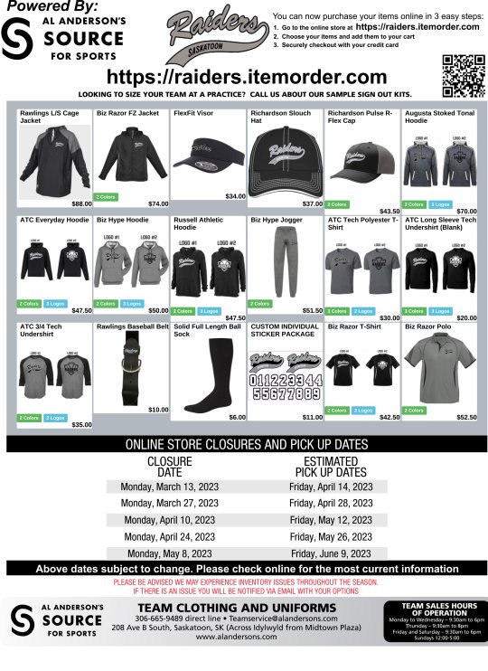 Get your Raiders gear on!